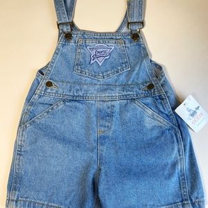 NWT vintage Guess shortalls
